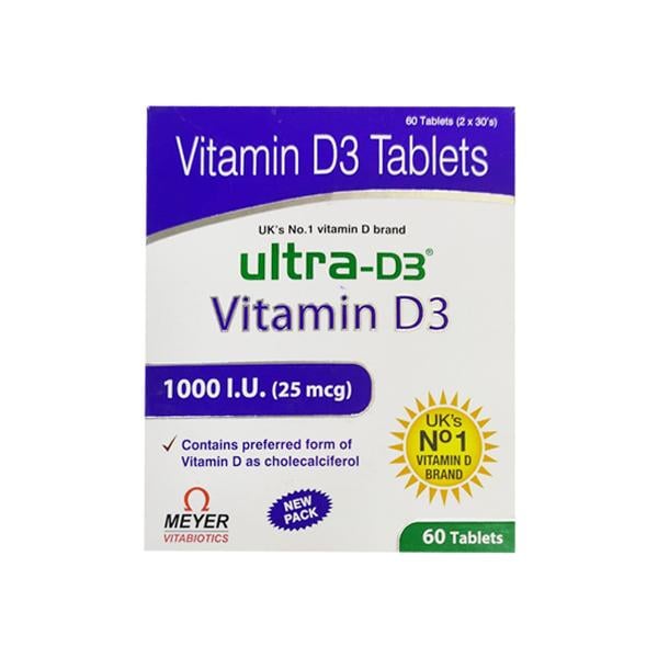 ULTRA D3 1000iu Tablet 30's - Global Surgicals