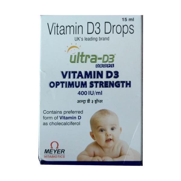 ULTRA D3 400iu Drops 15ml - Global Surgicals