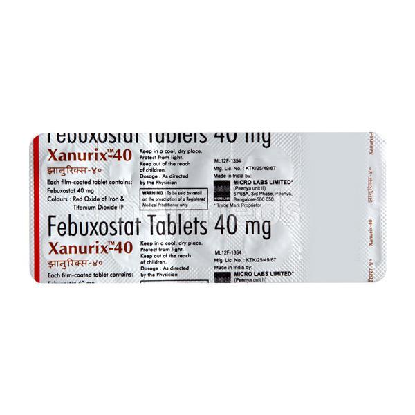 Xanurix 40mg Tablet 10'S