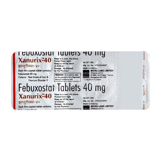 Xanurix 40mg Tablet 10'S