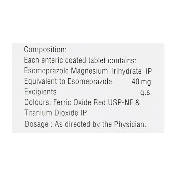 ESOMEFOL 40mg Tablet 10's