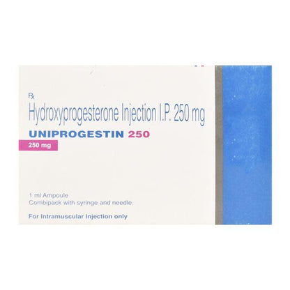 UNIPROGESTIN 250 Injection 1ml - Global Surgicals