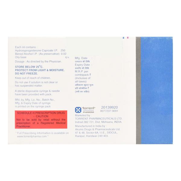 UNIPROGESTIN 250 Injection 1ml - Global Surgicals
