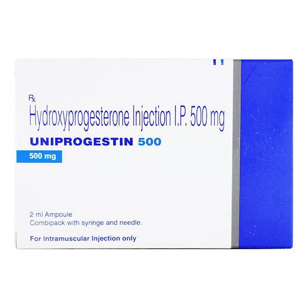 UNIPROGESTIN 500 Injection 2ml - Global Surgicals