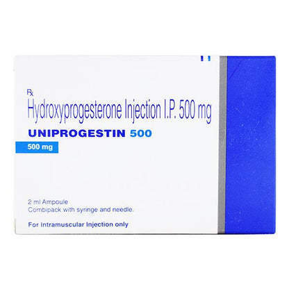 UNIPROGESTIN 500 Injection 2ml - Global Surgicals