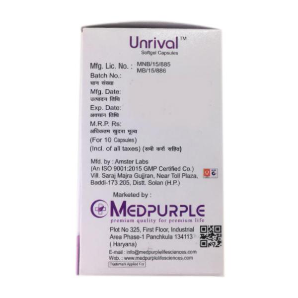 UNRIVAL Softgel Capsule 10's - Global Surgicals