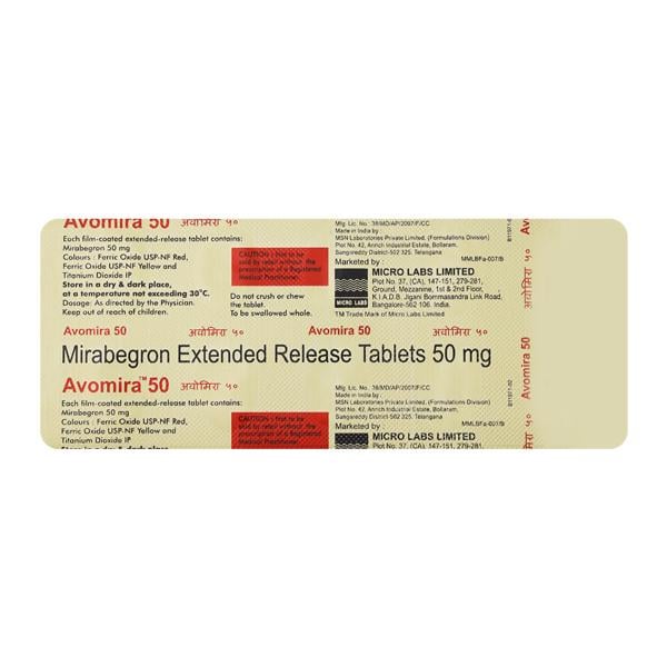 Avomira 50mg Tablet 10'S