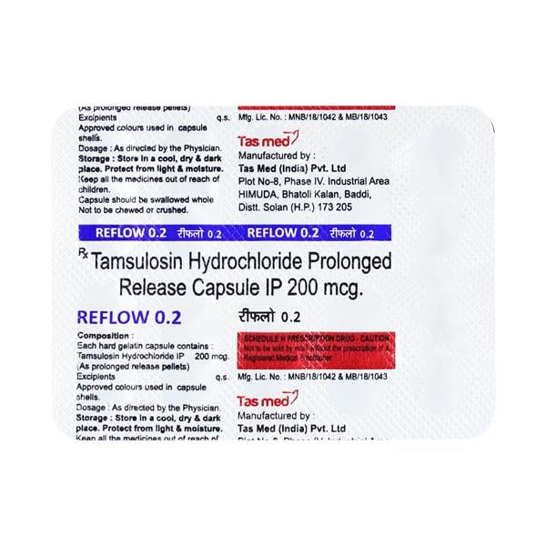 Reflow 0.2mg Capsule 10'S