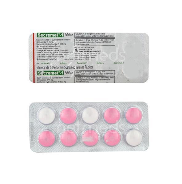 Secremet 1mg Tablet 10'S
