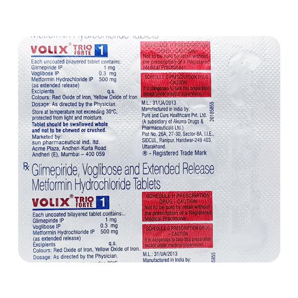 VOLIX TRIO FORTE 1 Tablet 15's