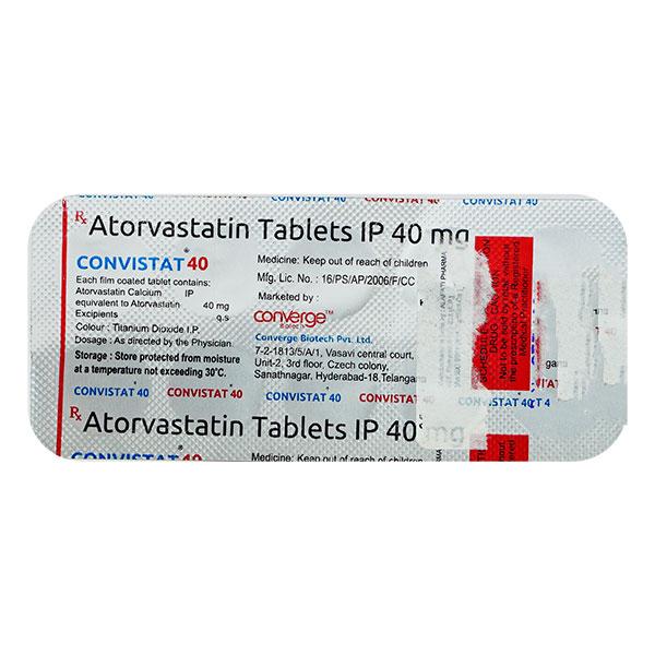 CONVISTAT 40mg Tablet 10's
