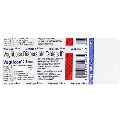 VOGLICON 0.2mg Tablet 10's