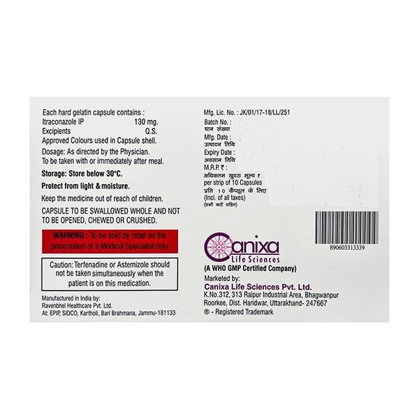 NIXITRAL ED 130 Capsule 10's