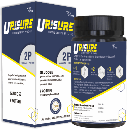 Urisure Urine Strip Glucose + Protein - Global Surgicals