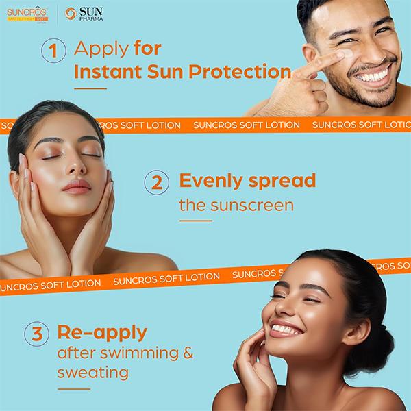 Suncros Matte Finish Soft 50+ Lotion 60ml