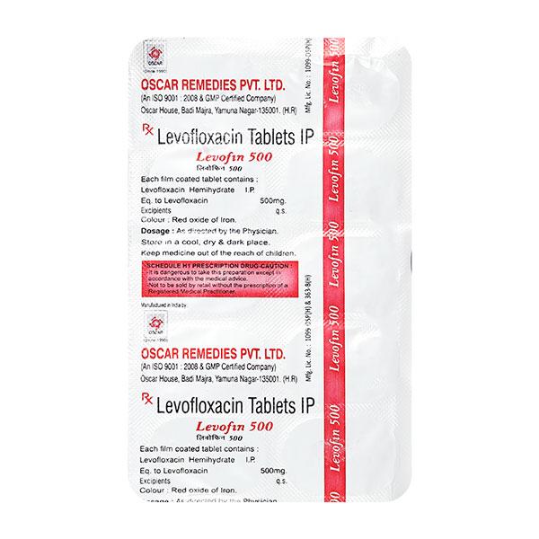 LEVOFIN 500 Tablet 10's