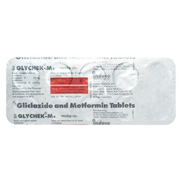 GLYCHEK M+ Tablet 10's