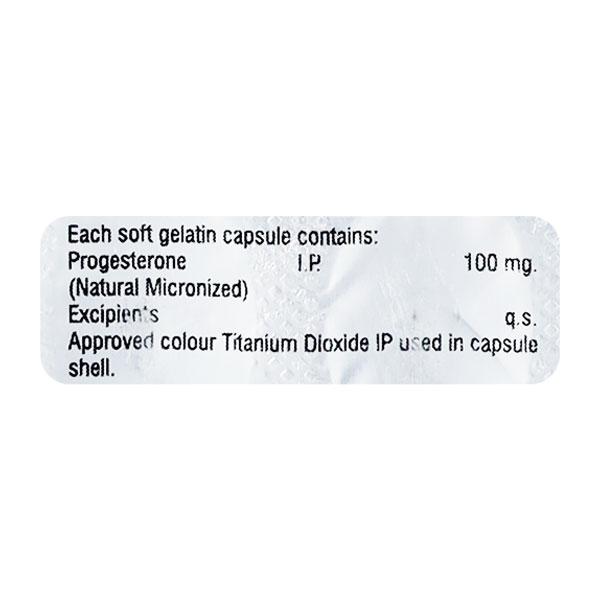 Uterone 100mg Capsule 10'S - Global Surgicals
