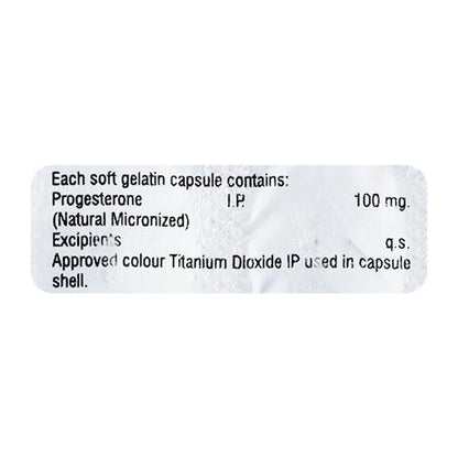 Uterone 100mg Capsule 10'S - Global Surgicals