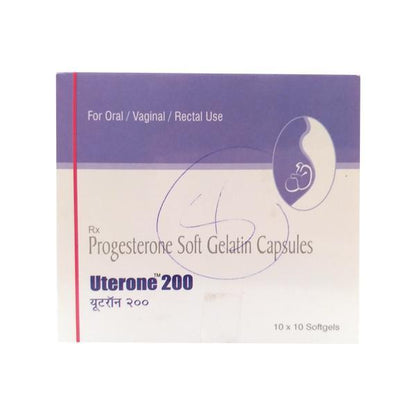 Uterone 200mg Capsule 10'S - Global Surgicals