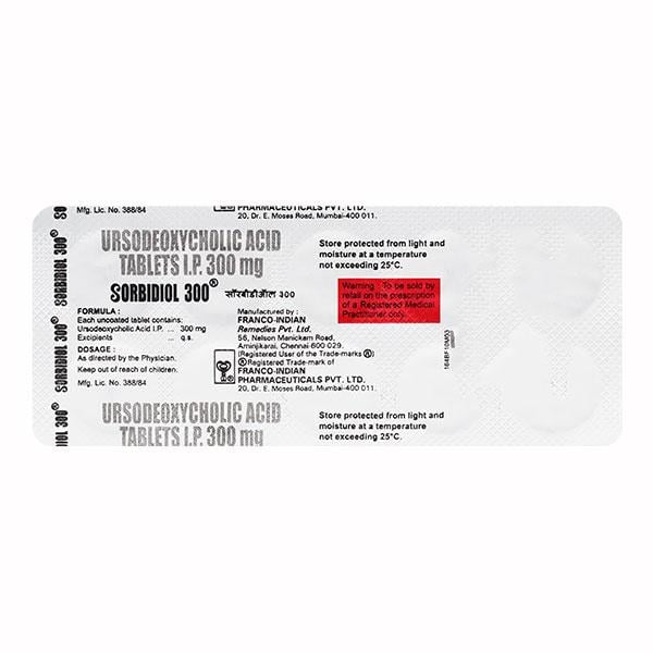 Sorbidiol 300mg Tablet 10'S