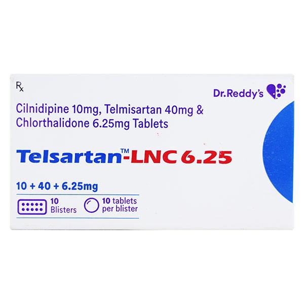 TELSARTAN LNC 6.25 Tablet 10's