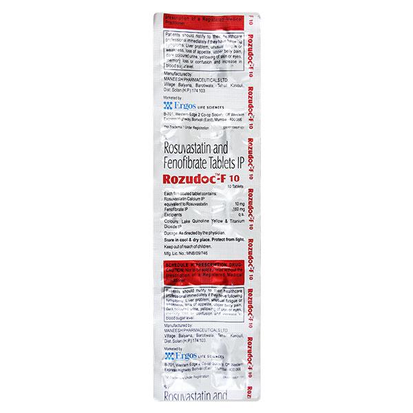 ROZUDOC F 10 Tablet 10's