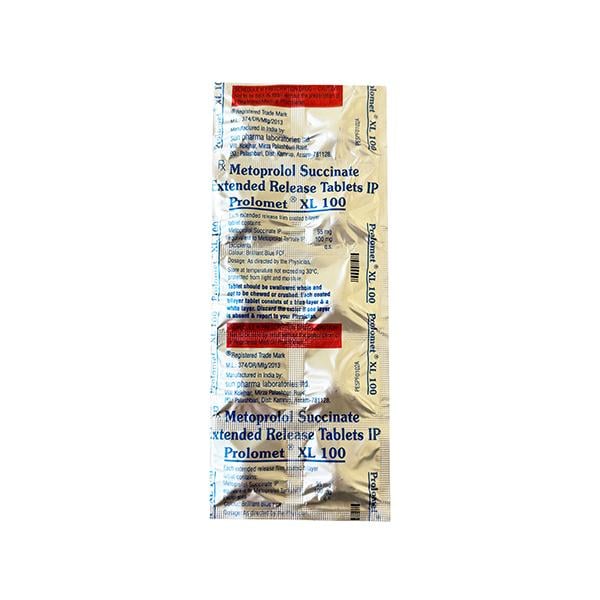 Prolomet XL 100mg Tablet 10'S