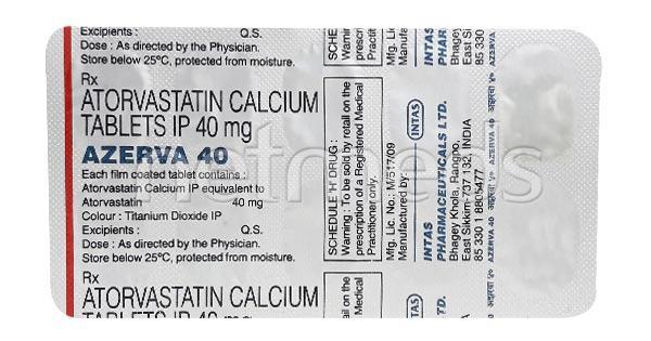Azerva 40mg Tablet 10'S