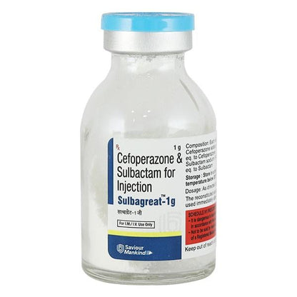 SULBAGREAT 1gm Injection 1's