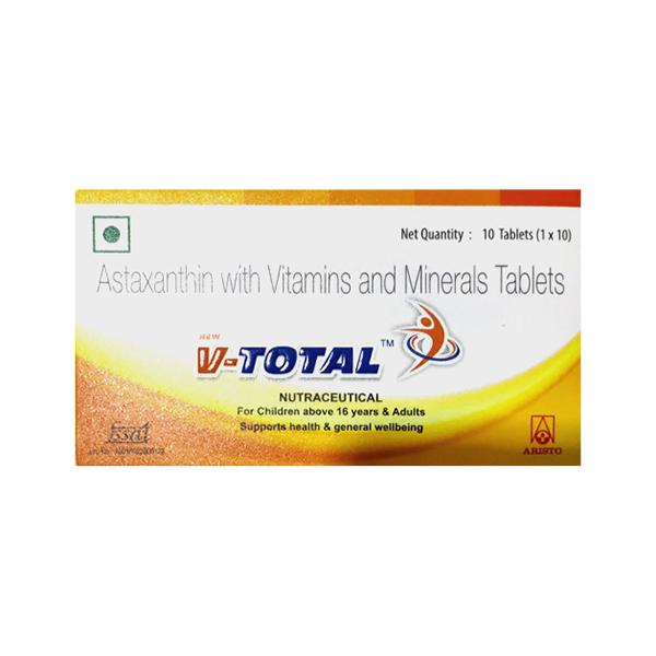 V TOTAL NEW Tablet 10's - Global Surgicals