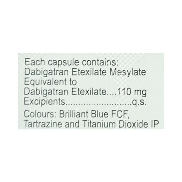 Dabiclot 110mg Capsule 10'S
