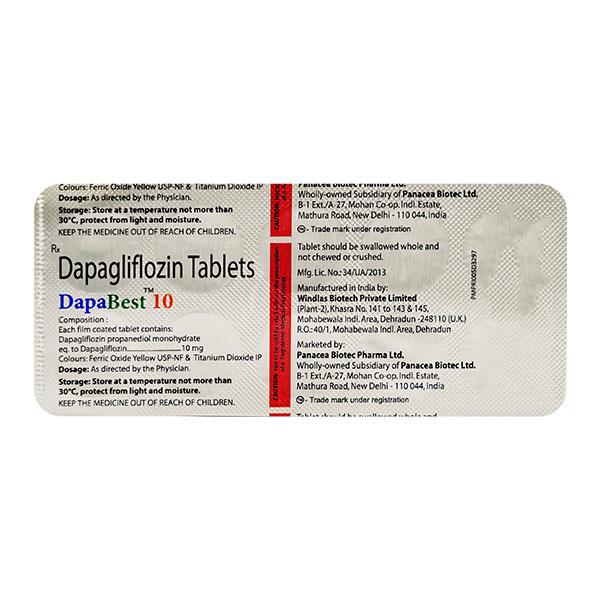 DAPABEST 10 Tablet 10's