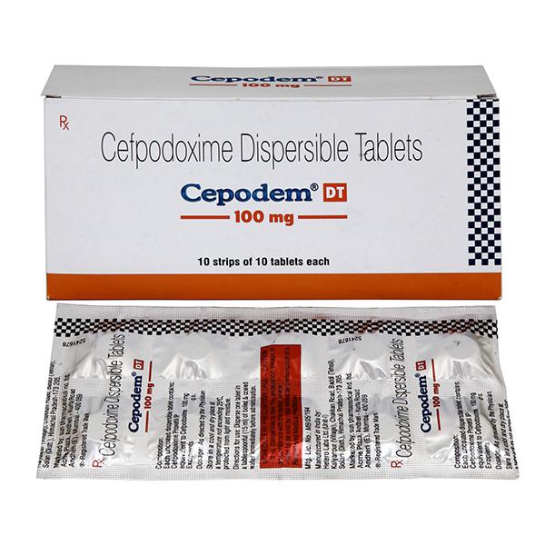 Cepodem DT 100mg Tablet 10'S