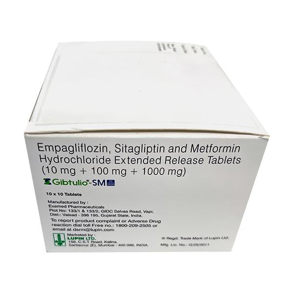 GIBTULIO SM 10/1000 Tablet 10's