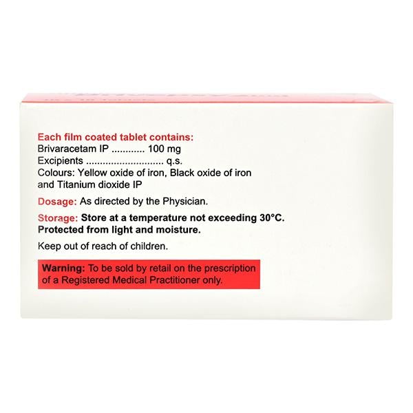 BRIVEPSY 100 Tablet 10's