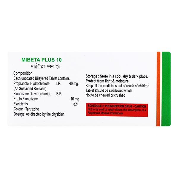 MIBETA PLUS 10mg Tablet 10's