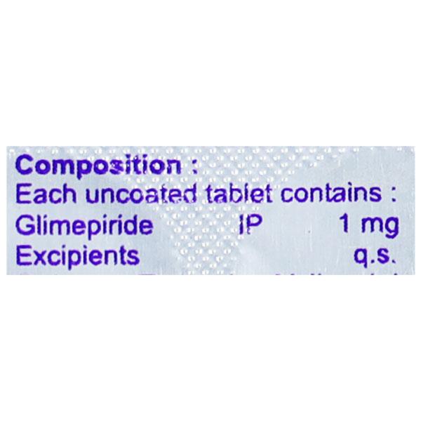 ACCUGLIM 1 Tablet 10's