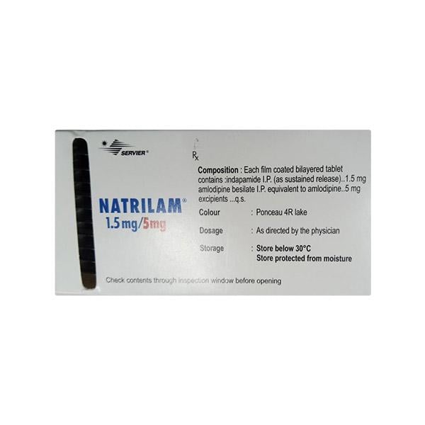 Natrilam 1.5mg/5mg Tablet 10'S