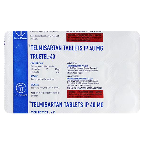 TRUETEL 40 Tablet 15's