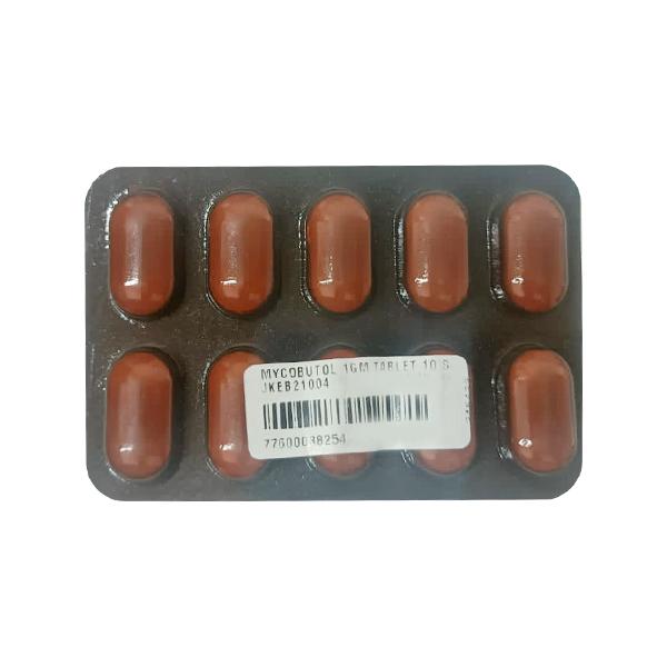 MYCOBUTOL 1GM TABLET 10'S