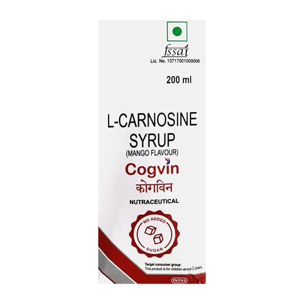 COGVIN NO ADDED SUGAR MANGO FLAVOUR Syrup 200ml