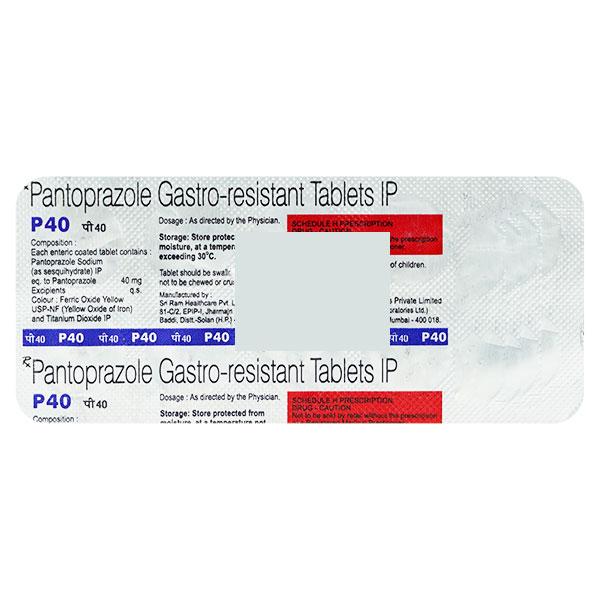 P 40mg Tablet 10's