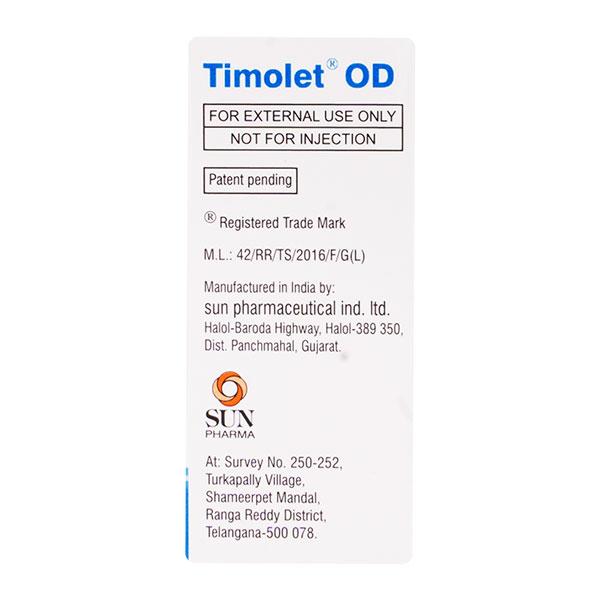 Timolet OD Eye Drops 3ml