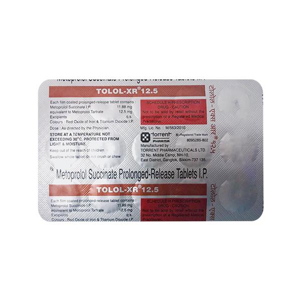 TOLOL XR 12.5 Tablet 15's