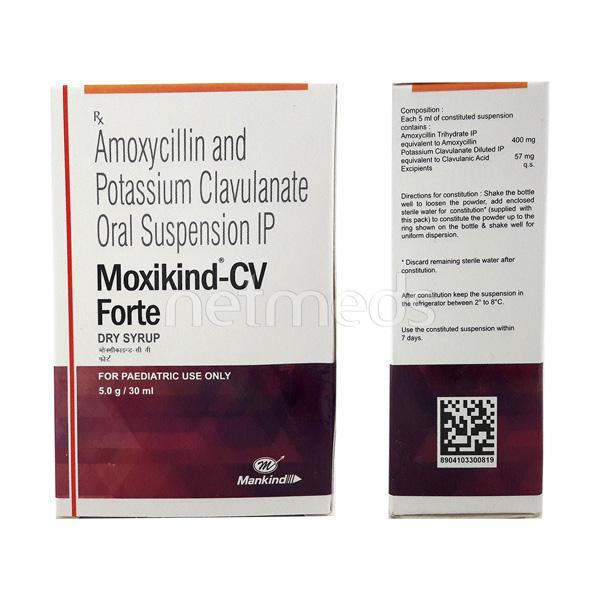 Moxikind CV Forte Dry Syrup 30ml
