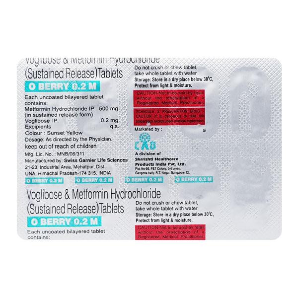 O Berry M 0.2mg Tablet 10'S