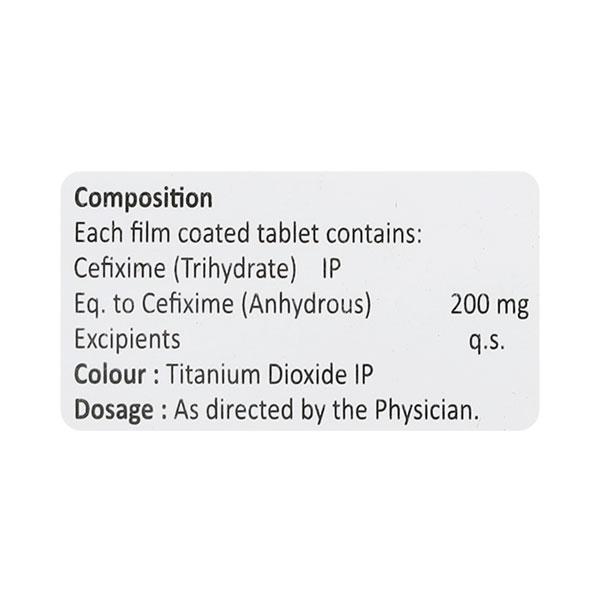 Cadixim 200mg Tablet 10'S