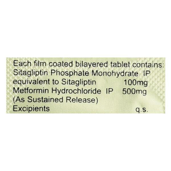 SUITGLIP M XR 100/500 Tablet 10's