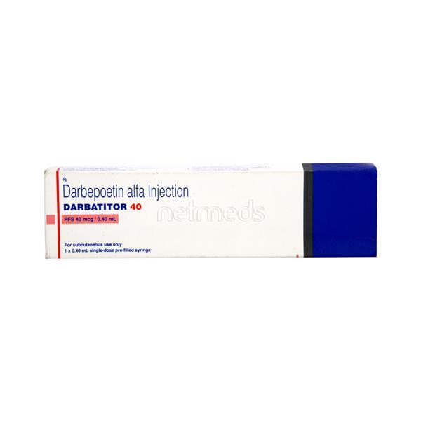 Darbatitor 40mcg Injection(Pfs) 1's
